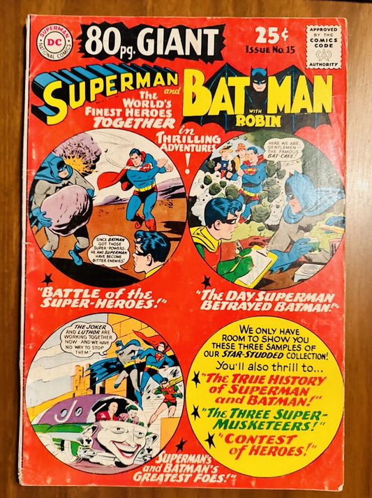 Batman 80 Page Giant # 15 VG/FN
