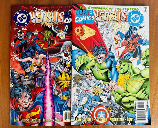 Marvel Comics vs. DC #3 & #4 NM 9.4