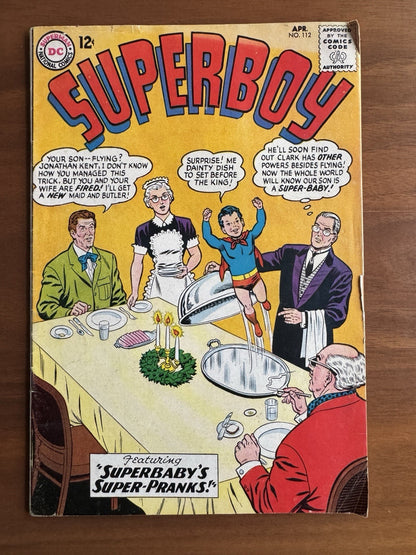 Superboy #112 - Superbaby's Super-Pranks VG 4.0