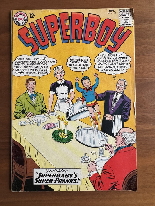 Superboy #112 - Superbaby's Super-Pranks VG 4.0