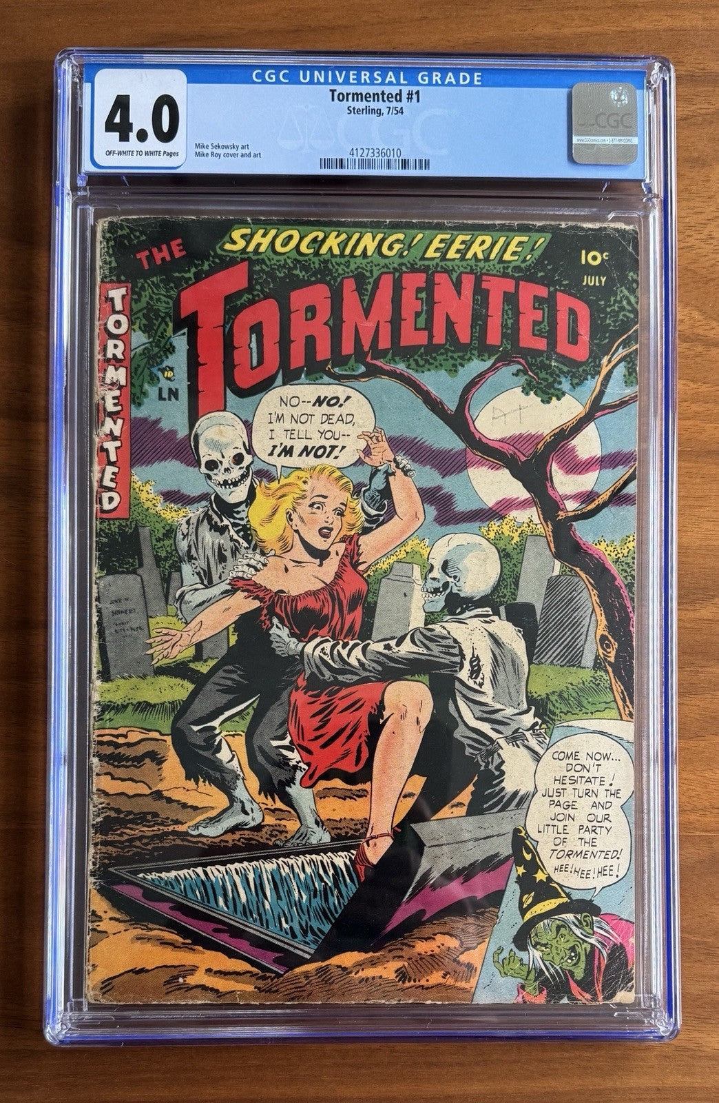 Tormented #1 - (Sterling 1954) CGC 4.0 – Comic Bounty