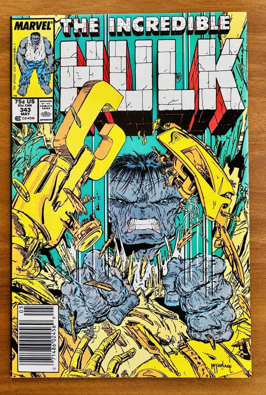 Incredible Hulk 343  VF/NM 9.0