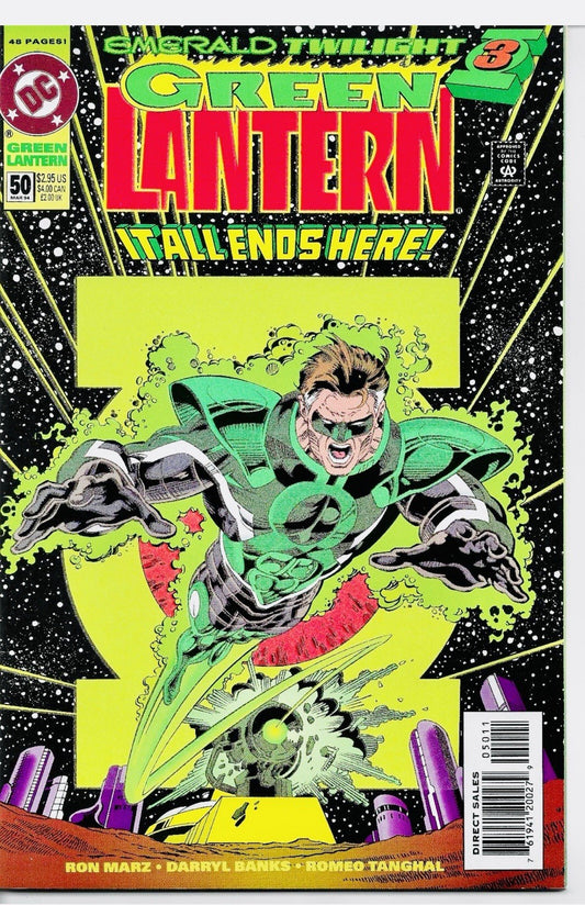 Green Lantern #50 1st Appearance of Parallax NM 9.4