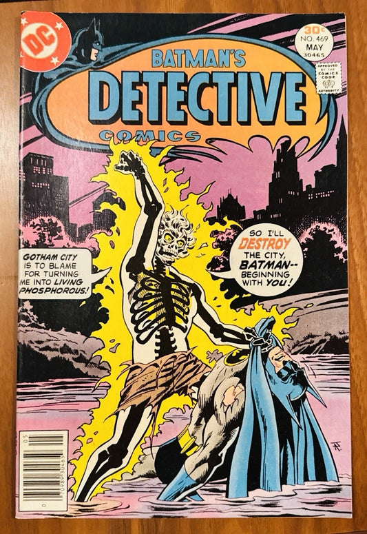 Detective Comics #469 VF 8.0 - 1st appearance of Dr. Phosphorus