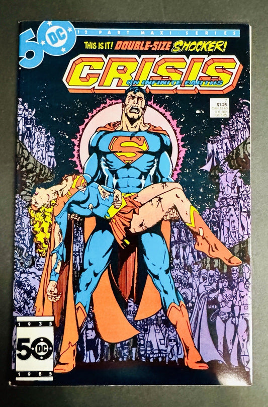 Crisis on Infinite Earths #7 (DC Comics, 1985) George Perez - Death of Supergirl