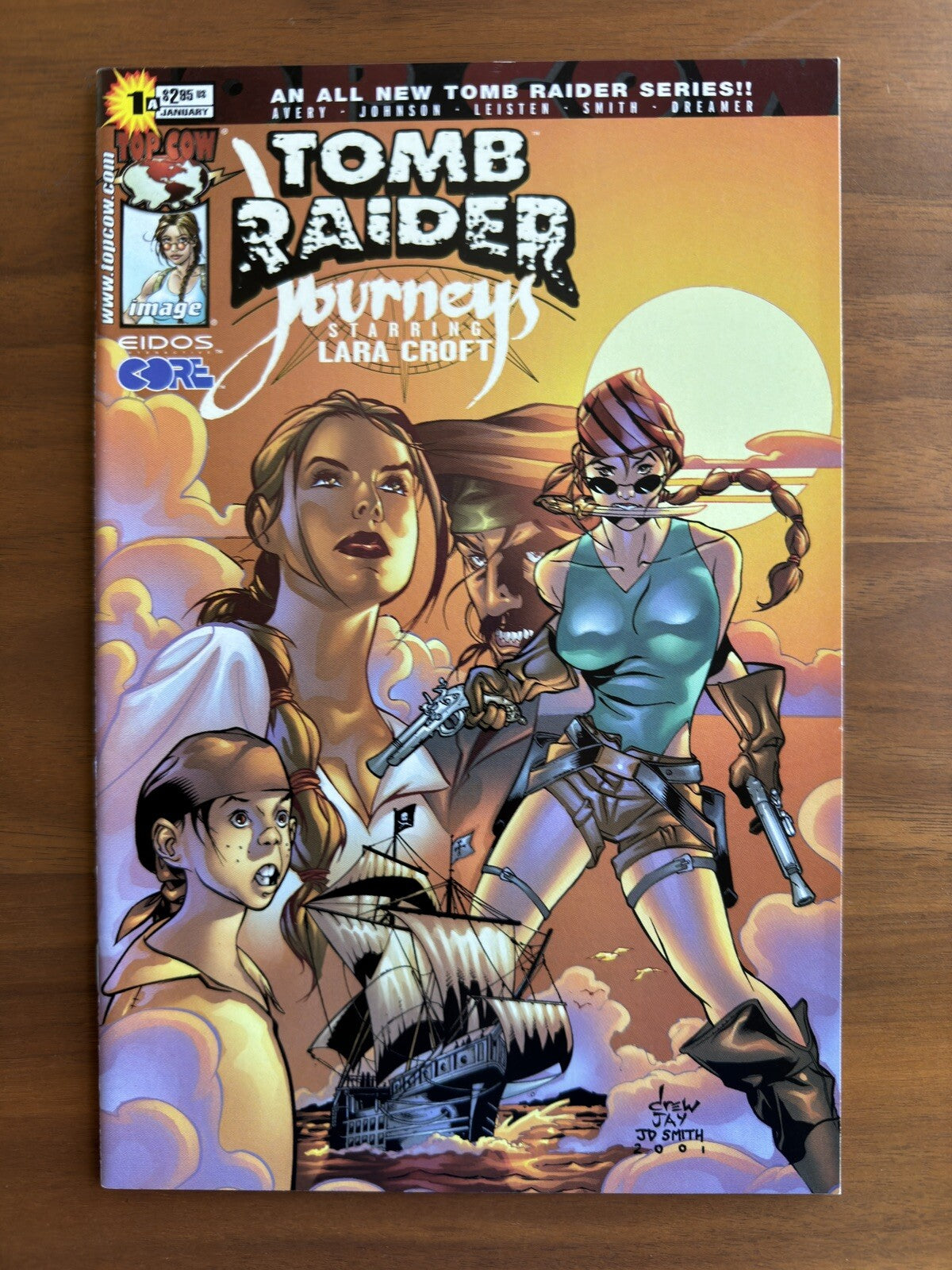 Tomb Raider Journeys #1 NM+ Lara Croft Top Cow