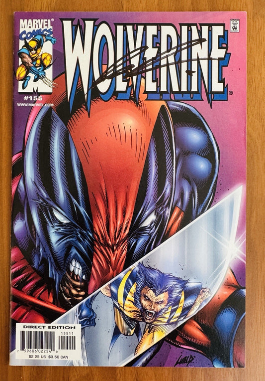 Wolverine #155 Signed by Rob Liefeld NM 9.4