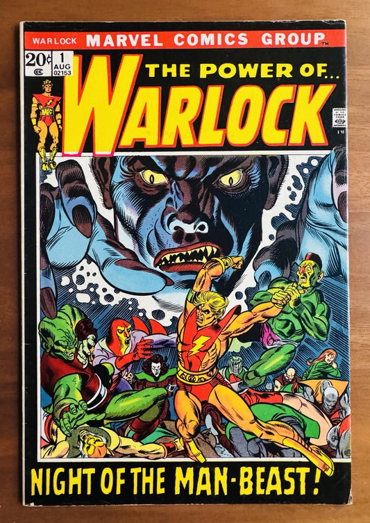 Warlock #1 1st Appearance Soul Gem-VF 8.0