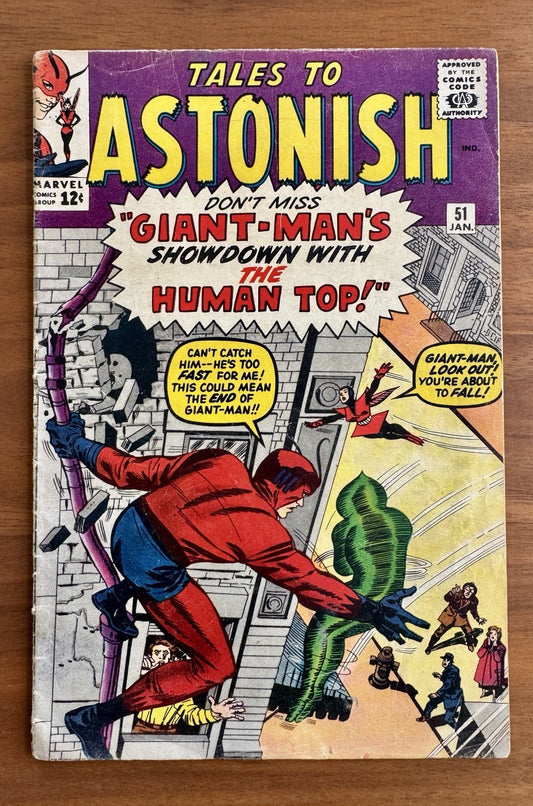 Tales to Astonish #51 - 3.5 2nd Appearance Human Top 1964
