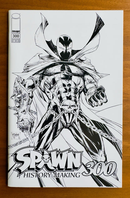 Spawn #300 B&W Variant NM