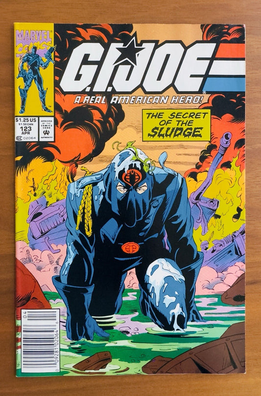 G.I. Joe A Real American Hero  #123 - 1st Cesspool Newsstand VF