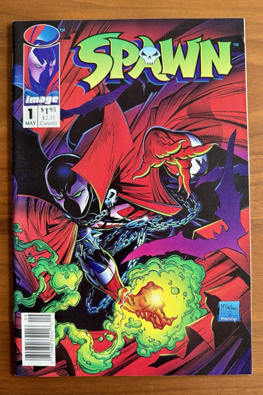 Spawn #1 Newsstand with Poster NM- 9.2