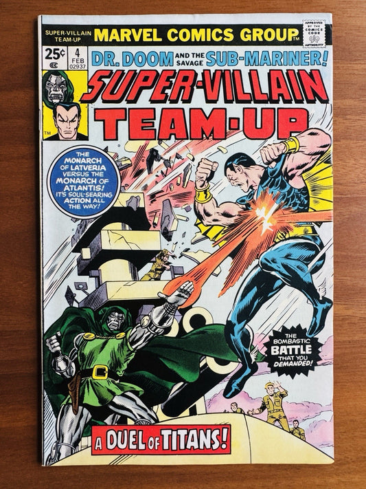 Super-Villain Team-Up #4 Dr. Doom & Sub-Mariner VF/NM