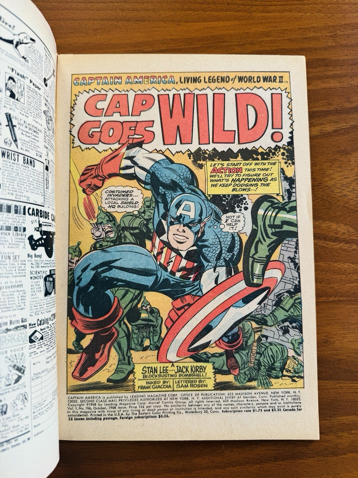 Captain America #106  VF+ 8.5