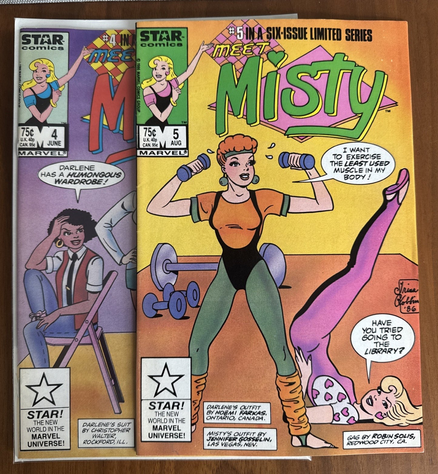 Meet Misty #4 & #5  ( Star Comics) VF/NM Marvel