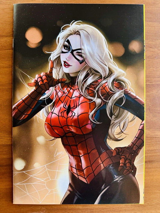 Amazing Spider-Man #39 Black Cat Unknown Comics Leirix Exclusive Virgin NM+