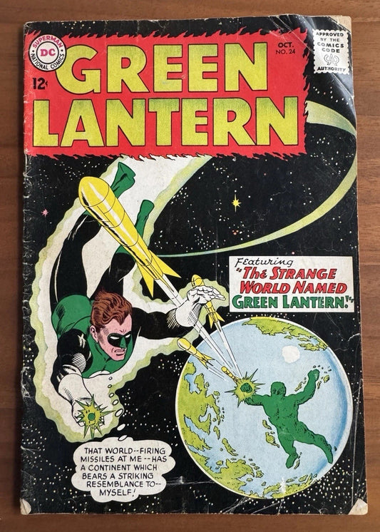 Green Lantern #24 - 1st appearance the Shark  - VG
