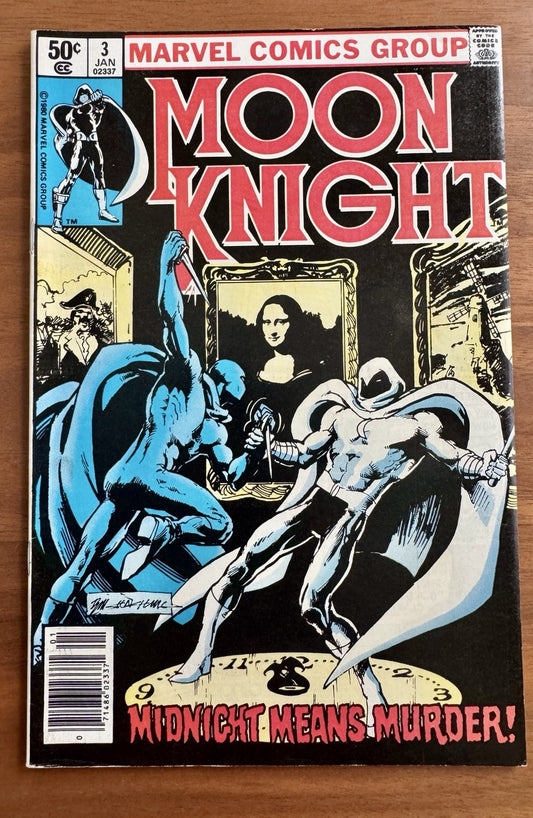 Moon Knight #3 - 1st Appearance of Midnight Man Newsstand VF-