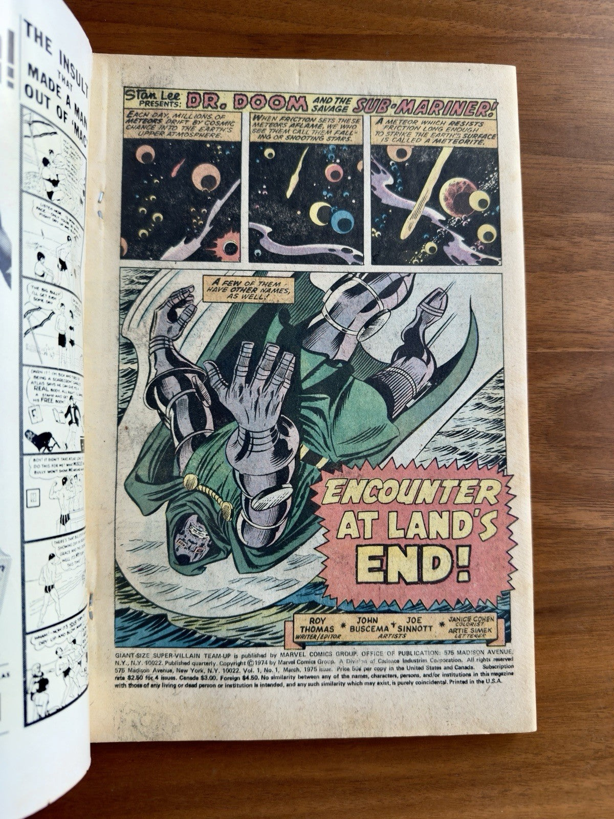 Giant-Size Super-Villain Team-Up #1 Dr Doom  VF- 7.5
