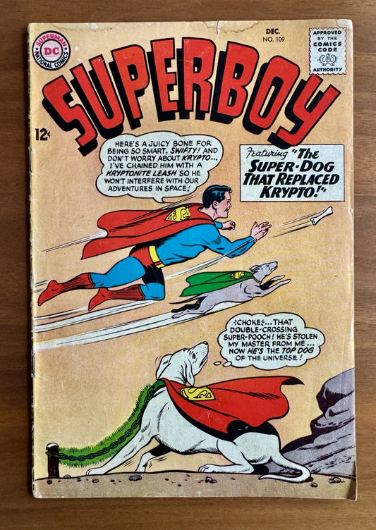 Superboy  #109 [1963] "The Super-Dog That Replaced Krypto!" VG