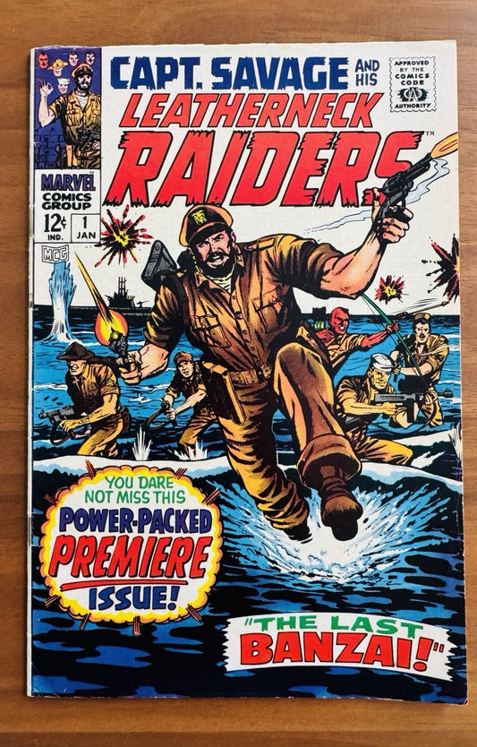 Capt Savage and his Leatherneck Raiders #1  FN/FN+