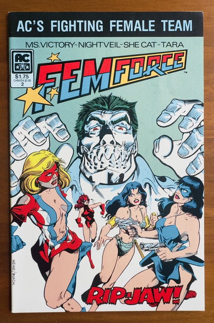 Femforce Lot of 8 Issues GGA VF (1985 AC Comics)