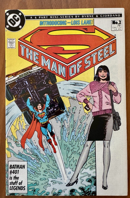 Man of Steel #1-6 Superman Complete Mini Series DC Comics 1986 NM