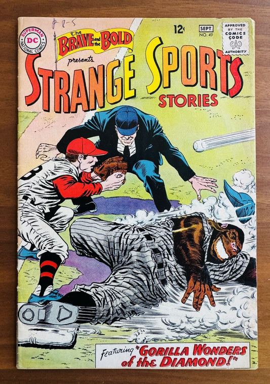 Brave and Bold #49 Strange Sports Stories VG/F 5.0
