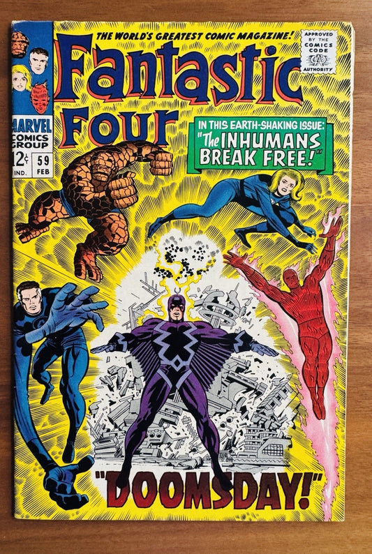 Fantastic Four #59 - F/VF 7.0