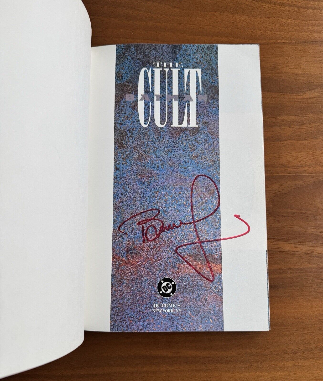 Batman The Cult TPB 1991 2nd Print  - Signed by  Berni Wrightson NM