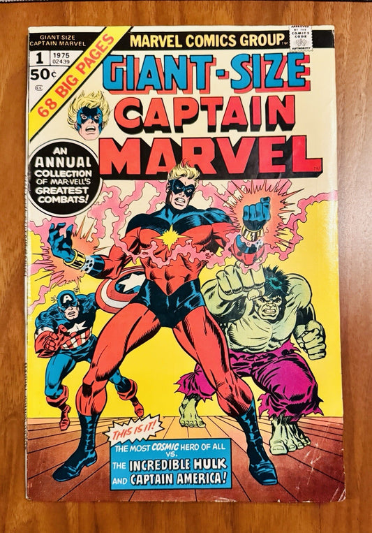Giant Size Captain Marvel #1  Fine- 5.5