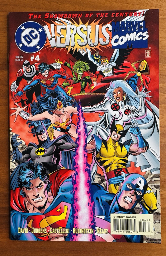 DC vs. Marvel #4  NM 9.4 Avengers JLA