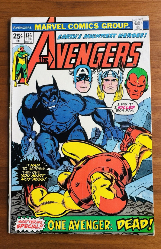 Avengers #136  VF- 7.5