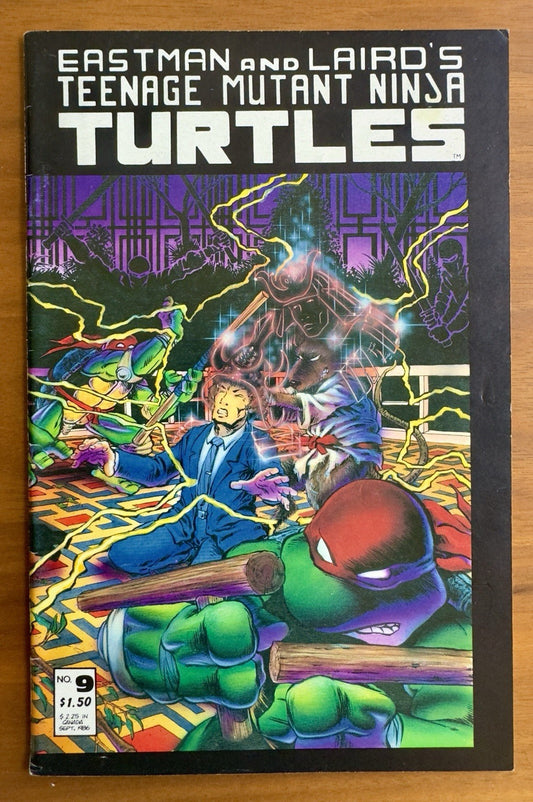 Teenage Mutant Ninja Turtles #9 Mirage Comics 1st Splinter Cover TMNT