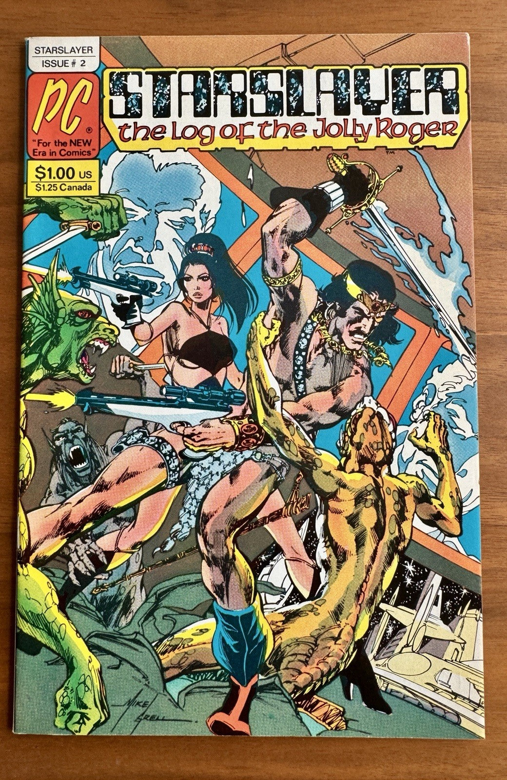 Starslayer # 2   1st Appearance Rocketeer NM 9.4