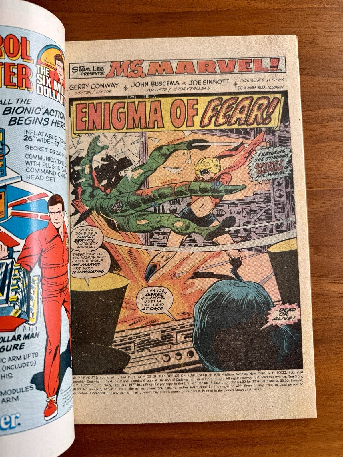 Ms. Marvel #2 - Origin Issue  VFNM