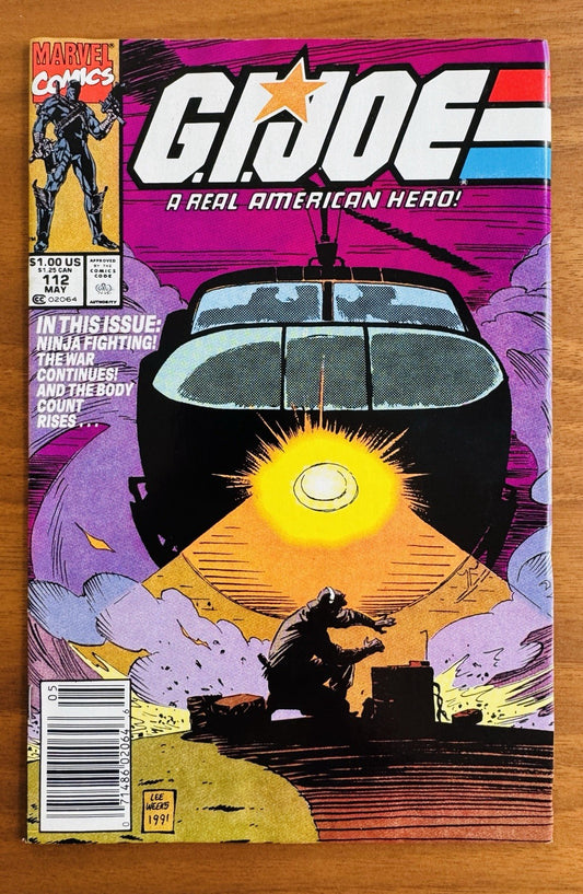 G.I. Joe A Real American Hero # 112 Newsstand Fine 6.0