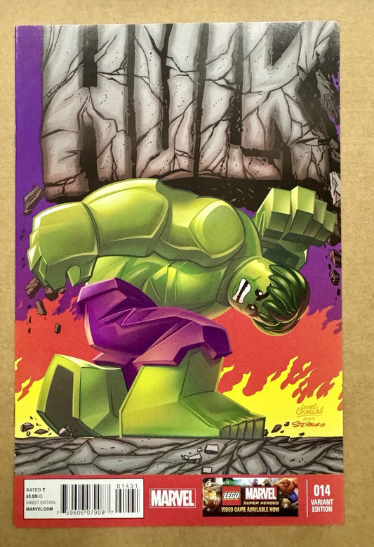 Indestructible Hulk #14 1:25 Leonel Castellani Lego Variant