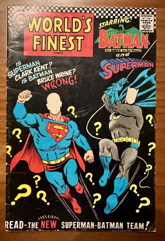 World's Finest #167 - The New Superman and Batman Team VG+