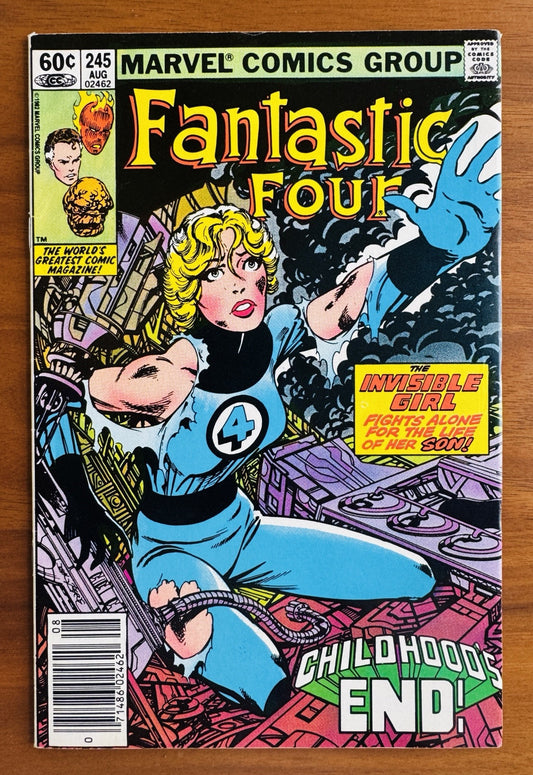 Fantastic Four #245 Newsstand 1st App Avatar (Franklin Richards) VF- 7.5