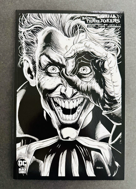 Batman Three Jokers #3 DC Comic 1:100 Fabok Black & White Variant Cover NM NM+