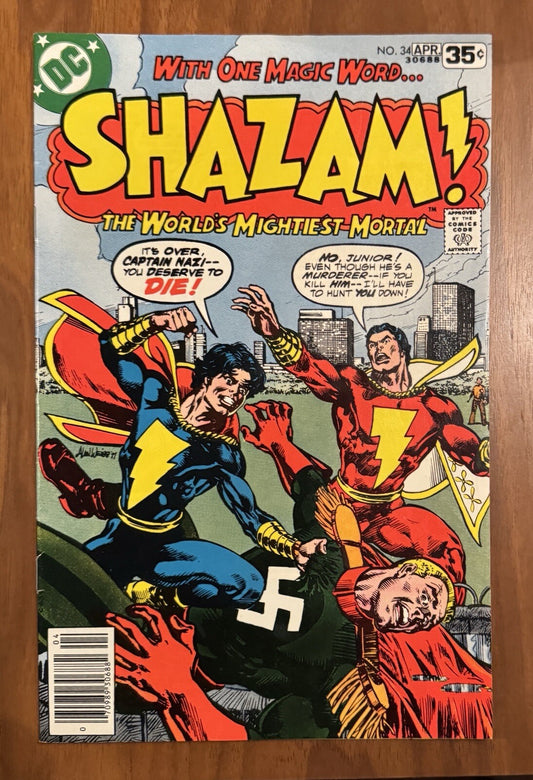 SHAZAM! #34 - Origin & 1st Modern Captain Nazi vs Jr VF
