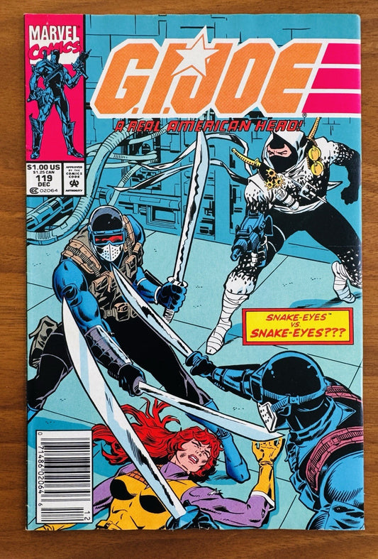 G.I. Joe A Real American Hero #119 Newsstand  Fine 6.0