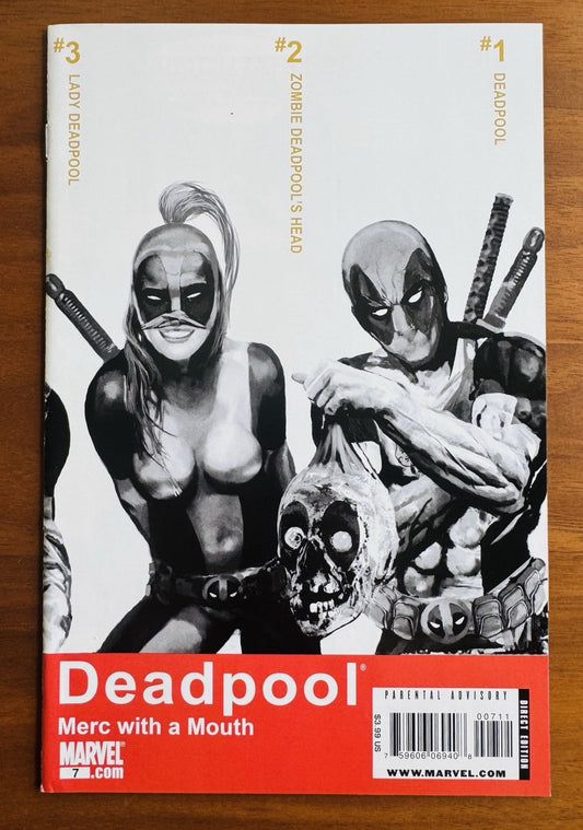 Deadpool Merc With A Mouth # 7 - 1st Lady Deadpool  NM- 9.2