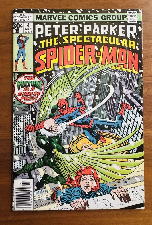 Spectacular Spider-Man #4 - 1st Appearance Hitman - Fine+ 6.5