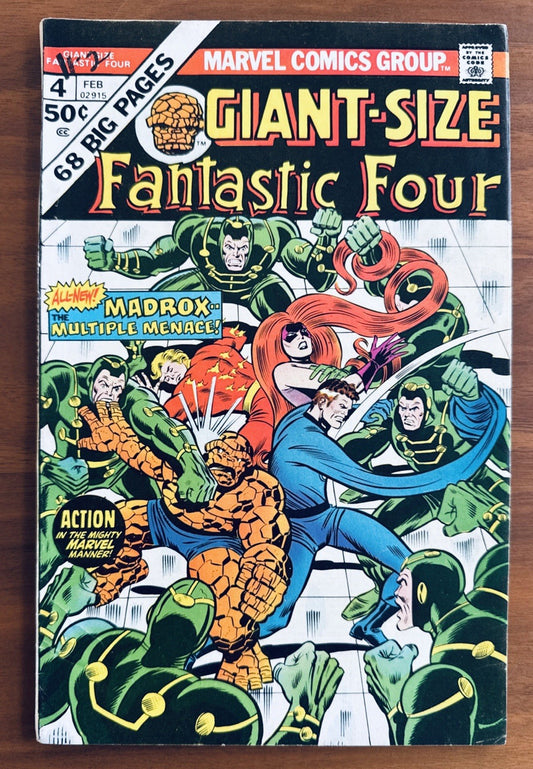 Giant-Size Fantastic Four 4 1st. App. Jamie Madrox Multiple Man Fine 6.0
