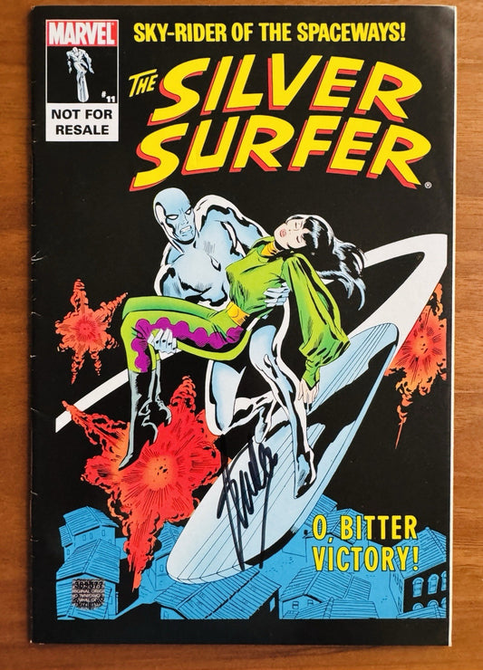 Marvel Legends Reprint - Silver Surfer #11 Marvel Comics Signed By Stan Lee