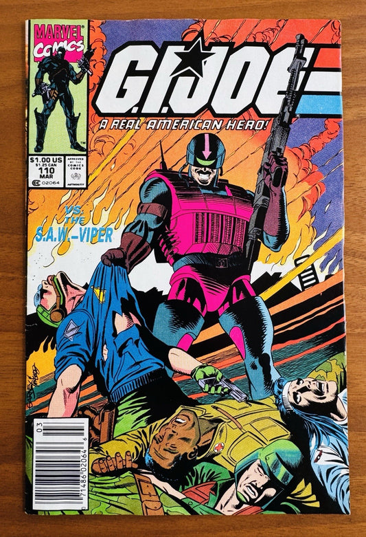 G.I. Joe A Real American Hero #110  Fine 6.0