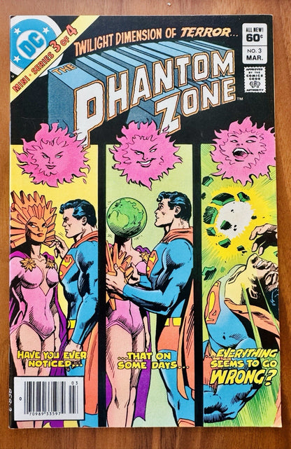 Superman Phantom Zone #1,2,3,4  Complete DC Comic Story Set) VF/NM Newstand