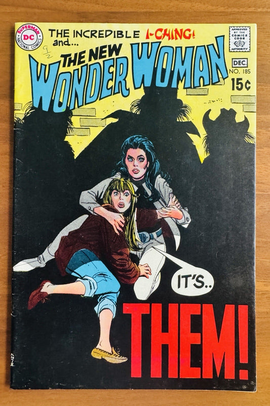 Wonder Woman #185 -  I-Ching Morgana Sexy Bath VF-